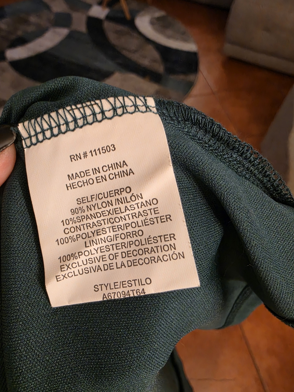 AUW Vintage Dark Green Bodic Slip Dress With Lace & Delicate Bow Size Large - Picture 7 of 11
